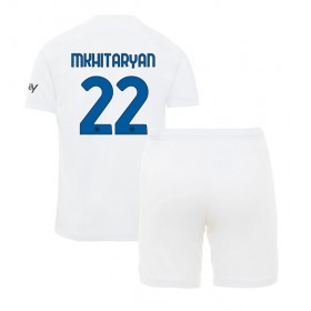 Inter Milan Henrikh Mkhitaryan #22 Borta Kläder Barn 2023-24 Kortärmad (+ Korta byxor)